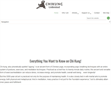 Tablet Screenshot of chikung-unlimited.com